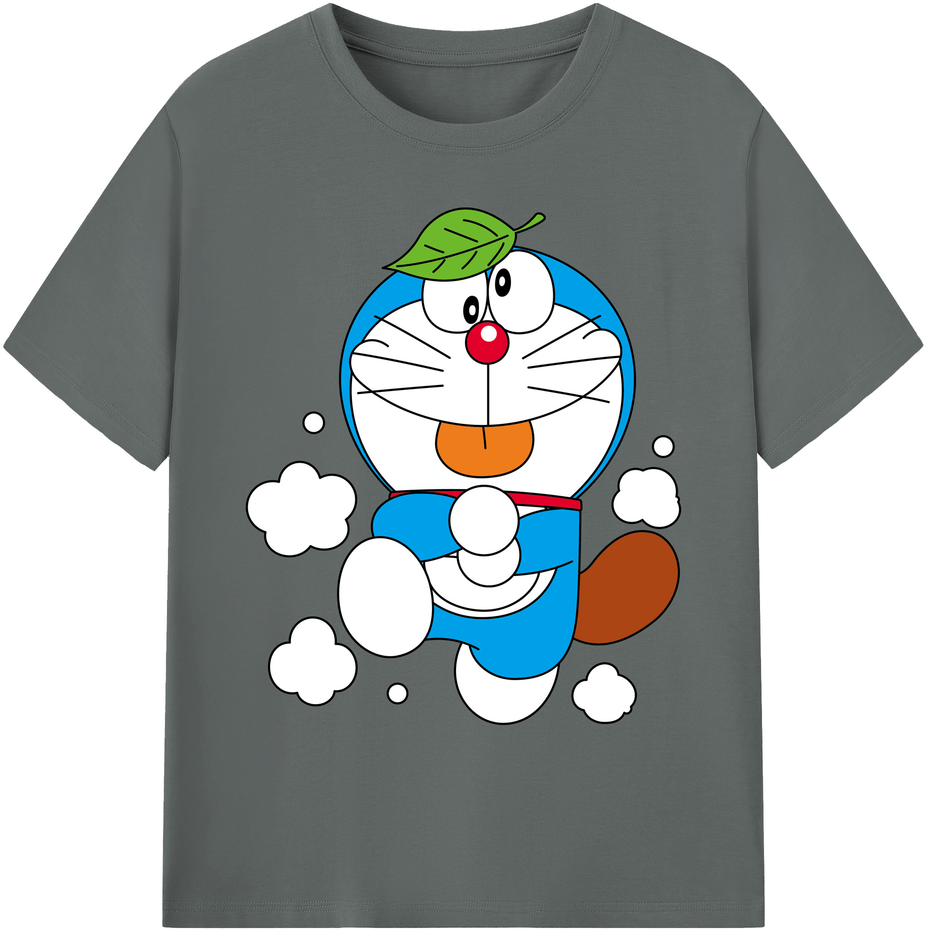 （画像用） ドラえもん Doraemon 綿100％ メンズ半袖Tシャツ｜肌触りやわらか＆通気性